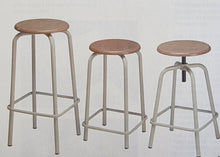 Load image into Gallery viewer, TABOURETS D'ATELIER METAL R.SENNELIER
